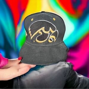 Zephyr Graf-X Vintage Iowa Hawkeyes Wool Baseball Hat Size 7 1/2